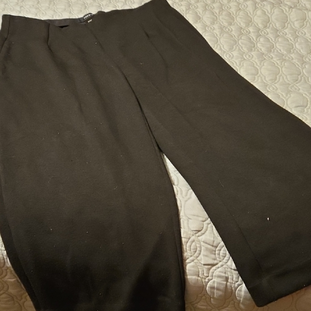 Classic Black Women's Wide-Leg Pants